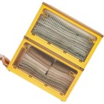 Large Capacity Folding Storage Box - Stackable Thickened Plastic Organizer, Transparent Household Storage Solution 50L